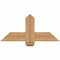 Ekena Millwork Eugene Smooth Timber Gable Bracket, Western Red Cedar, 36"W x 16"H x 3 1/2"D x 5 1/2"F, 11/12 Pitch GBW036X16X0406EUG00SWR - alternate 1